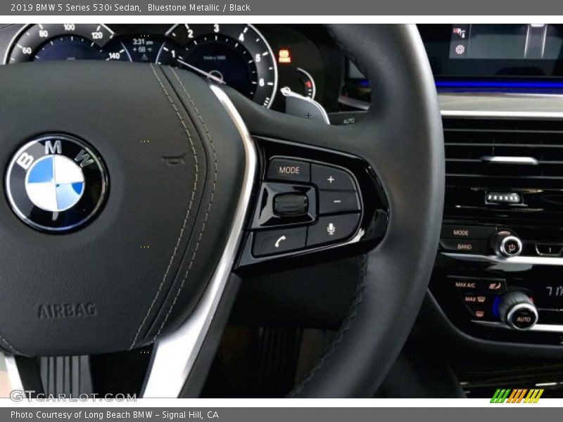Bluestone Metallic / Black 2019 BMW 5 Series 530i Sedan