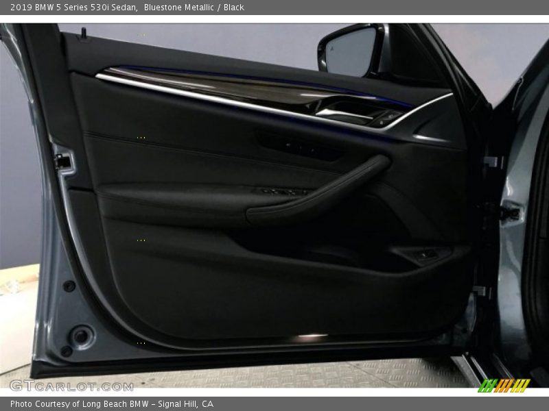 Bluestone Metallic / Black 2019 BMW 5 Series 530i Sedan