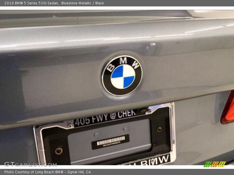 Bluestone Metallic / Black 2019 BMW 5 Series 530i Sedan