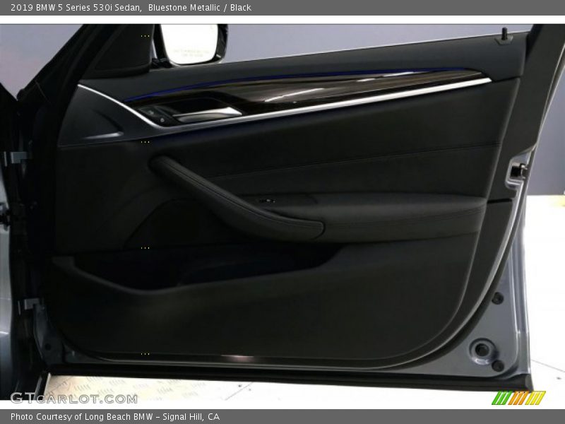 Bluestone Metallic / Black 2019 BMW 5 Series 530i Sedan