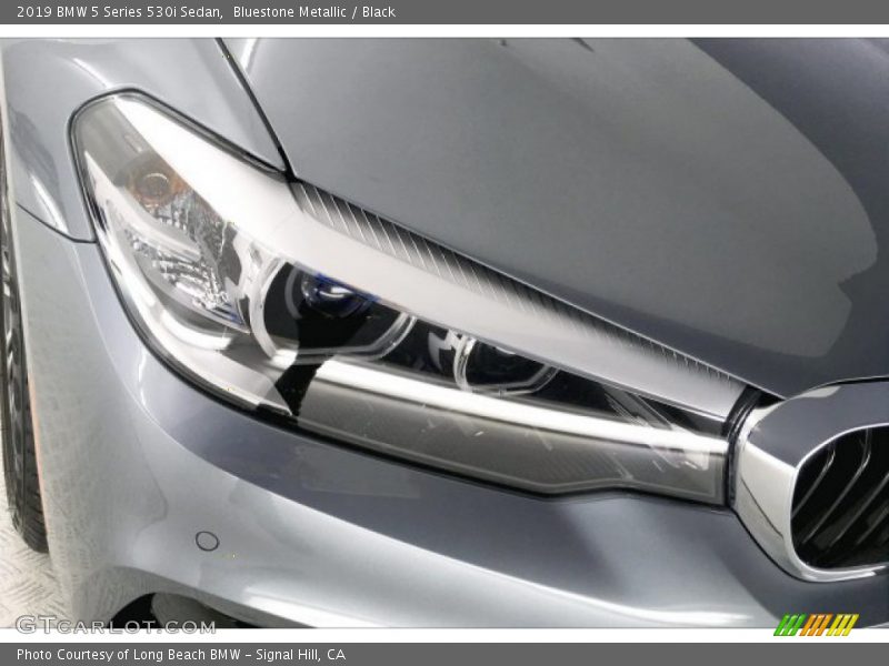 Bluestone Metallic / Black 2019 BMW 5 Series 530i Sedan