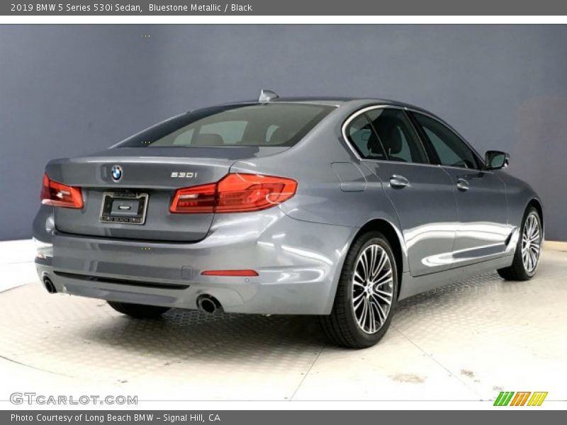 Bluestone Metallic / Black 2019 BMW 5 Series 530i Sedan