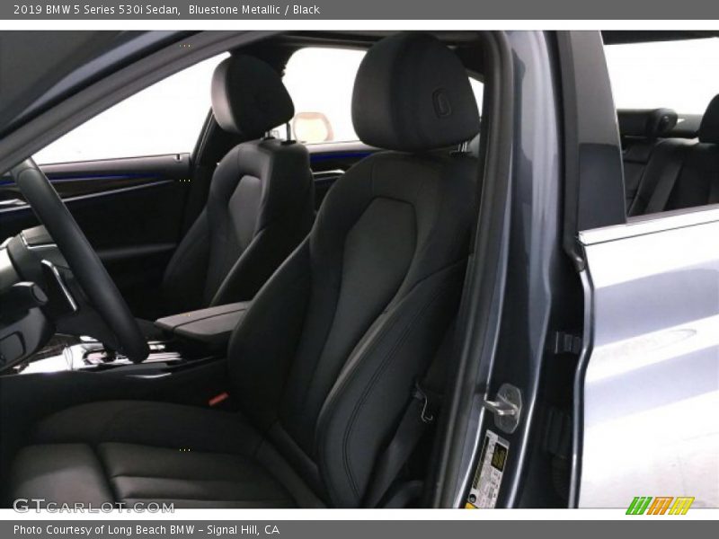 Bluestone Metallic / Black 2019 BMW 5 Series 530i Sedan