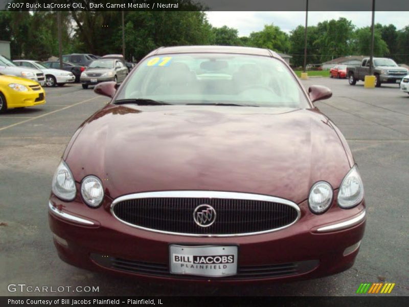 Dark Garnet Metallic / Neutral 2007 Buick LaCrosse CXL