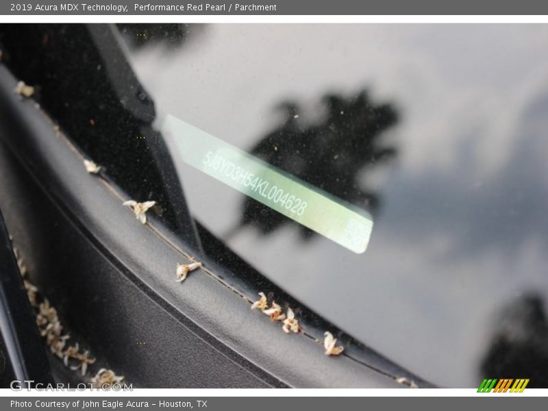 Performance Red Pearl / Parchment 2019 Acura MDX Technology