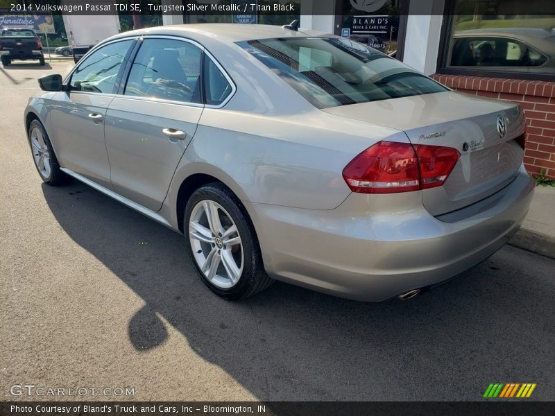 Tungsten Silver Metallic / Titan Black 2014 Volkswagen Passat TDI SE