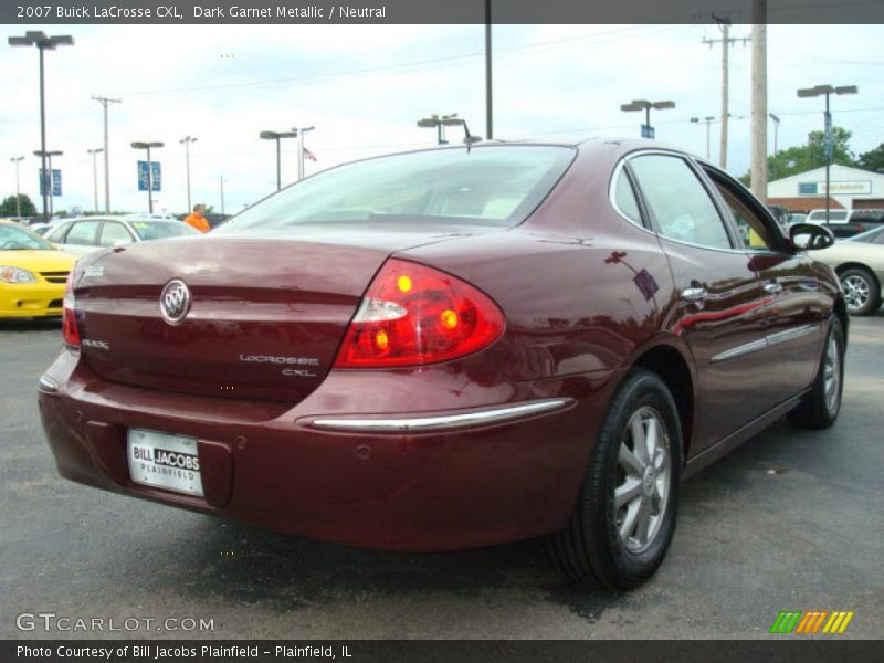Dark Garnet Metallic / Neutral 2007 Buick LaCrosse CXL