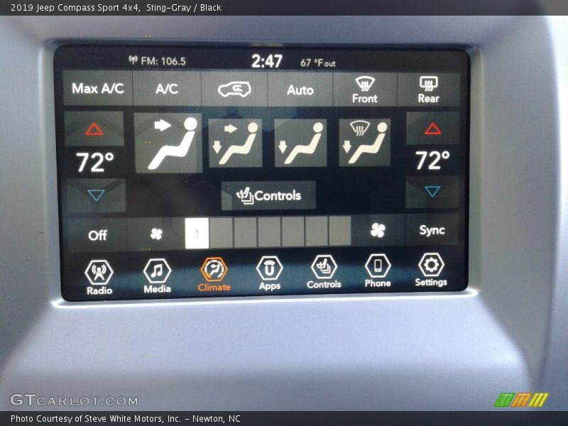Sting-Gray / Black 2019 Jeep Compass Sport 4x4