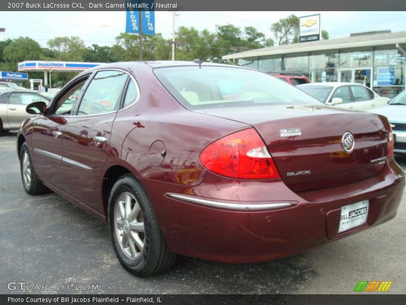 Dark Garnet Metallic / Neutral 2007 Buick LaCrosse CXL