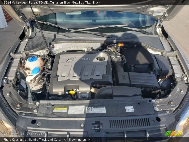 Tungsten Silver Metallic / Titan Black 2014 Volkswagen Passat TDI SE