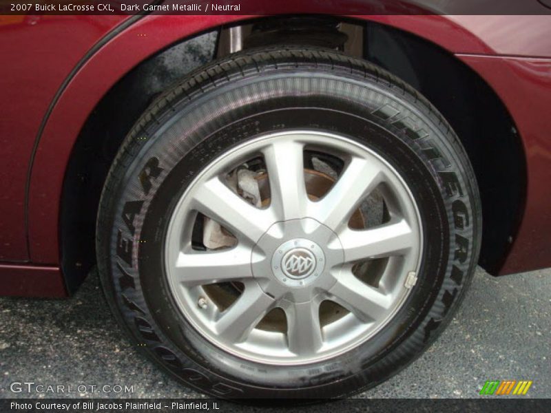 Dark Garnet Metallic / Neutral 2007 Buick LaCrosse CXL