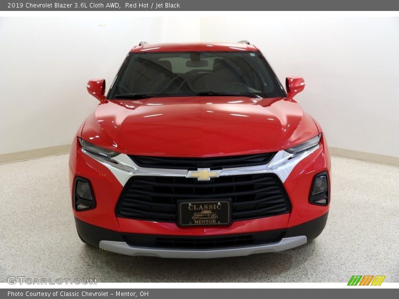 Red Hot / Jet Black 2019 Chevrolet Blazer 3.6L Cloth AWD