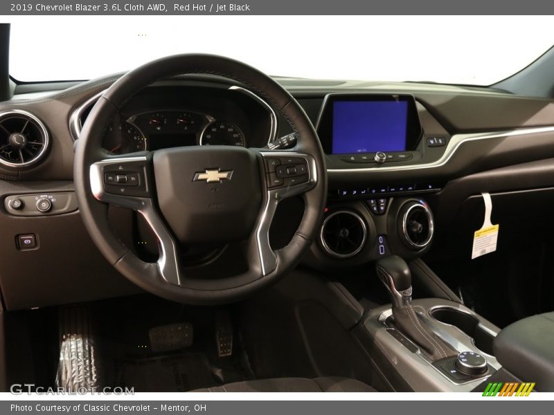 Red Hot / Jet Black 2019 Chevrolet Blazer 3.6L Cloth AWD