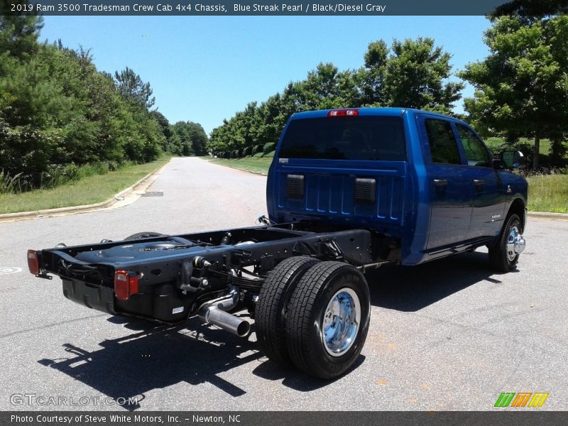 Blue Streak Pearl / Black/Diesel Gray 2019 Ram 3500 Tradesman Crew Cab 4x4 Chassis