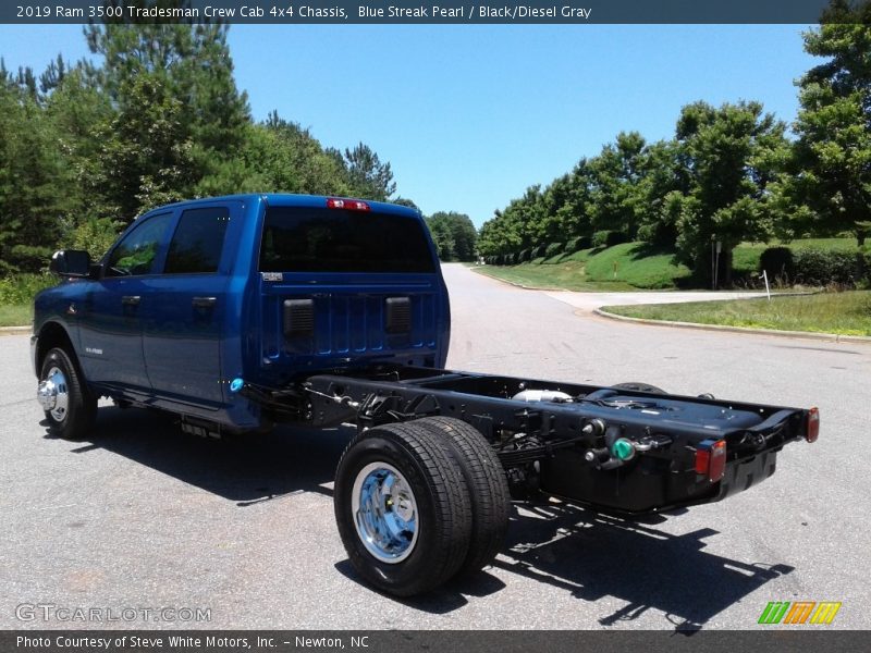Blue Streak Pearl / Black/Diesel Gray 2019 Ram 3500 Tradesman Crew Cab 4x4 Chassis