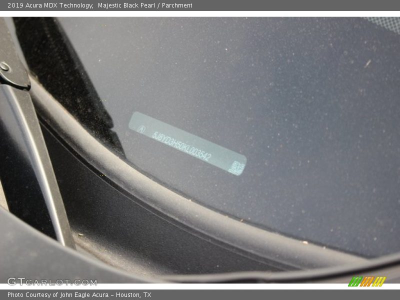 Majestic Black Pearl / Parchment 2019 Acura MDX Technology