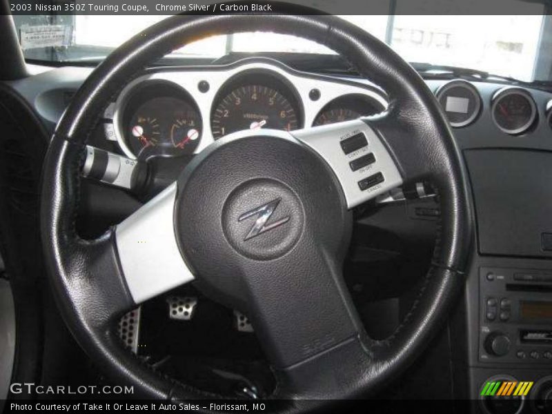 Chrome Silver / Carbon Black 2003 Nissan 350Z Touring Coupe