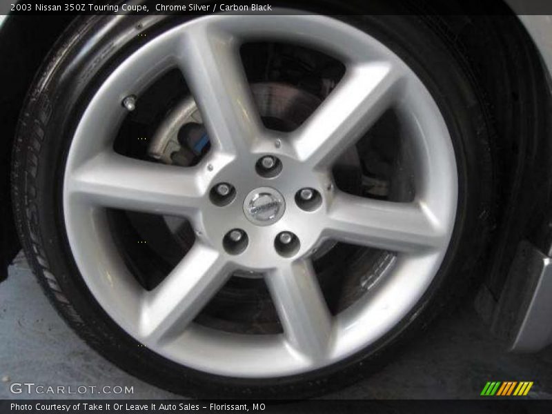 Chrome Silver / Carbon Black 2003 Nissan 350Z Touring Coupe