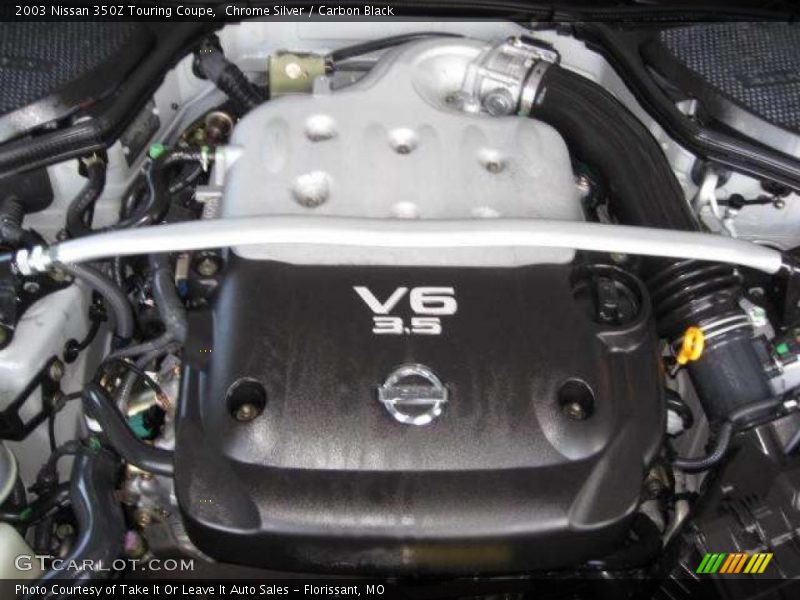 Chrome Silver / Carbon Black 2003 Nissan 350Z Touring Coupe