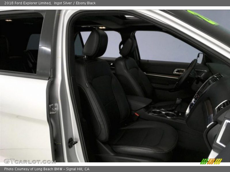 Ingot Silver / Ebony Black 2018 Ford Explorer Limited