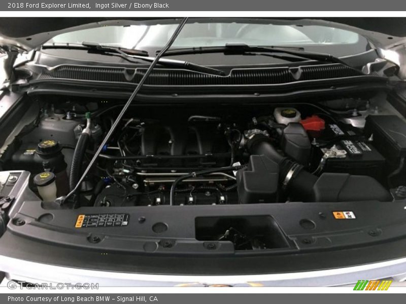 Ingot Silver / Ebony Black 2018 Ford Explorer Limited