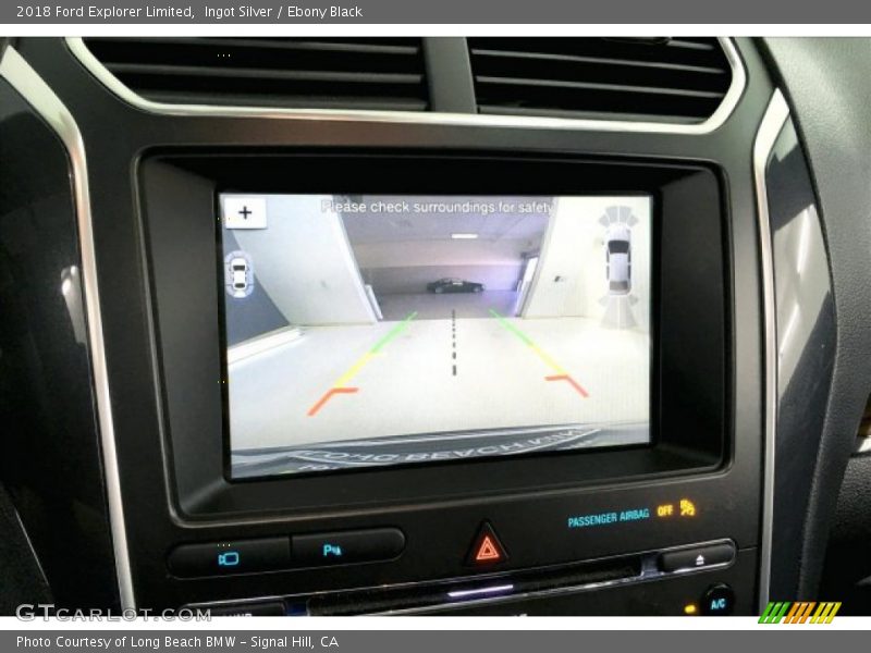 Ingot Silver / Ebony Black 2018 Ford Explorer Limited