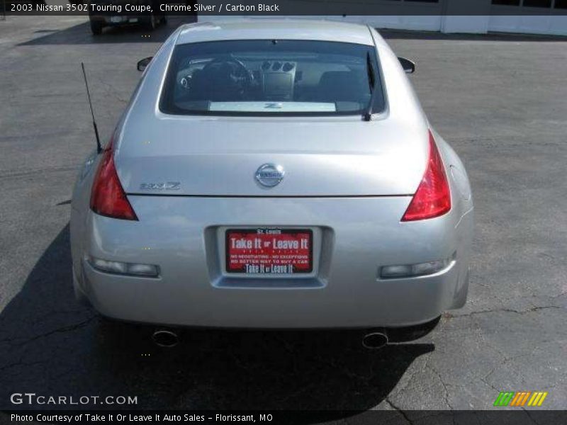 Chrome Silver / Carbon Black 2003 Nissan 350Z Touring Coupe