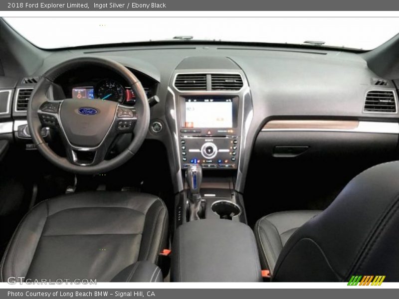 Ingot Silver / Ebony Black 2018 Ford Explorer Limited