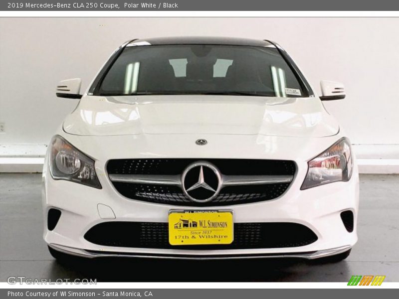 Polar White / Black 2019 Mercedes-Benz CLA 250 Coupe