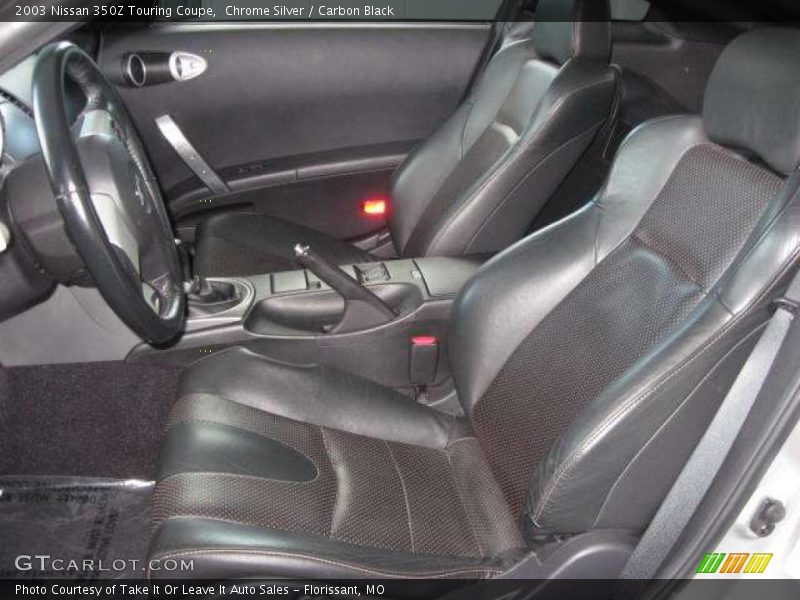 Chrome Silver / Carbon Black 2003 Nissan 350Z Touring Coupe