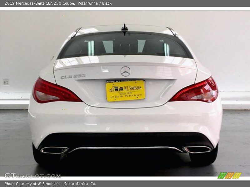 Polar White / Black 2019 Mercedes-Benz CLA 250 Coupe