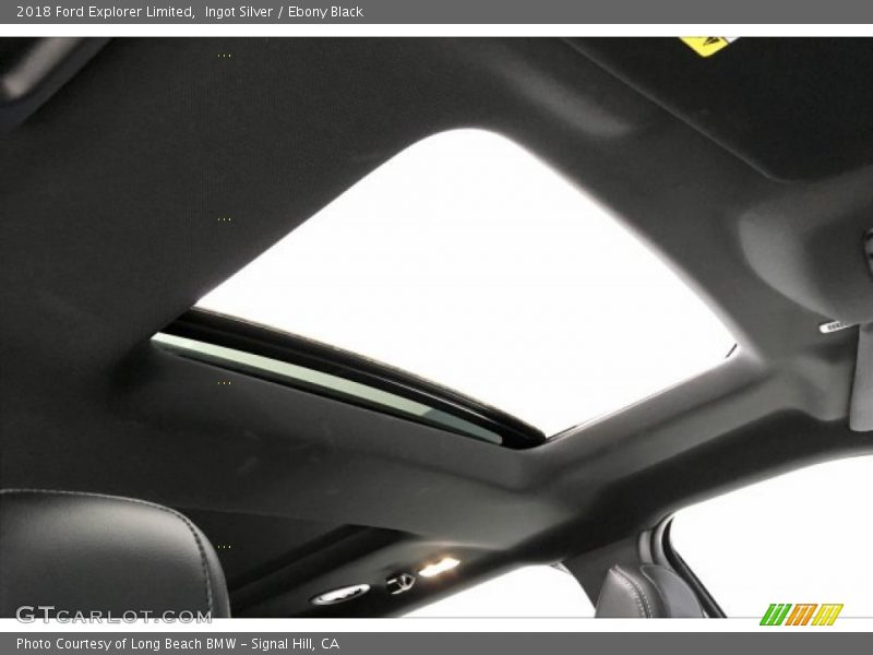 Ingot Silver / Ebony Black 2018 Ford Explorer Limited
