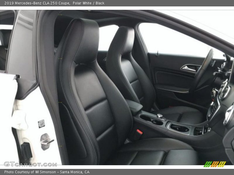 Polar White / Black 2019 Mercedes-Benz CLA 250 Coupe