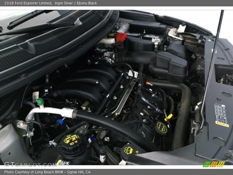 Ingot Silver / Ebony Black 2018 Ford Explorer Limited