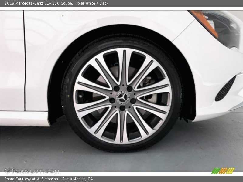 Polar White / Black 2019 Mercedes-Benz CLA 250 Coupe
