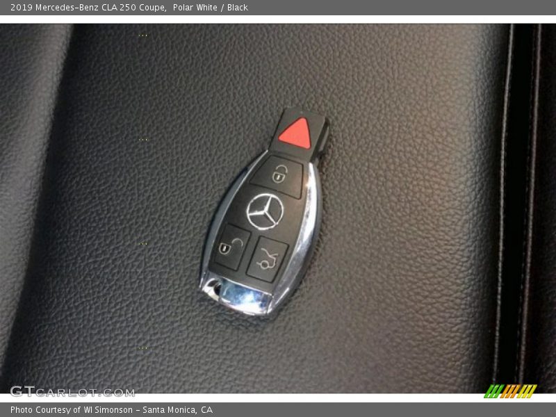 Polar White / Black 2019 Mercedes-Benz CLA 250 Coupe