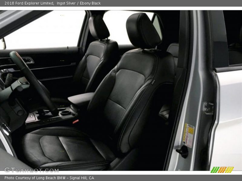 Ingot Silver / Ebony Black 2018 Ford Explorer Limited