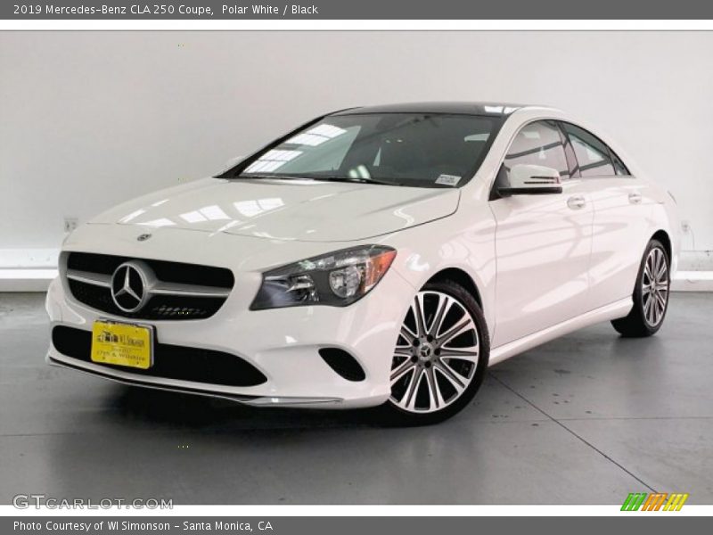 Polar White / Black 2019 Mercedes-Benz CLA 250 Coupe