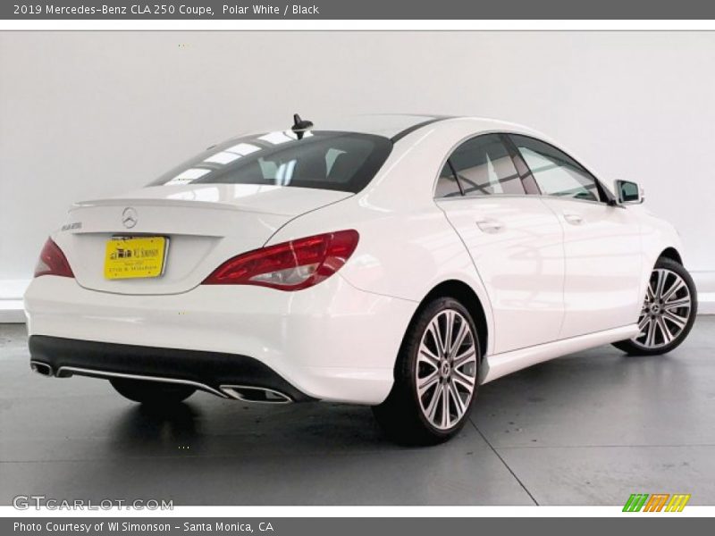 Polar White / Black 2019 Mercedes-Benz CLA 250 Coupe