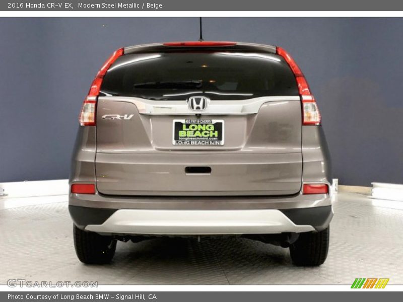 Modern Steel Metallic / Beige 2016 Honda CR-V EX