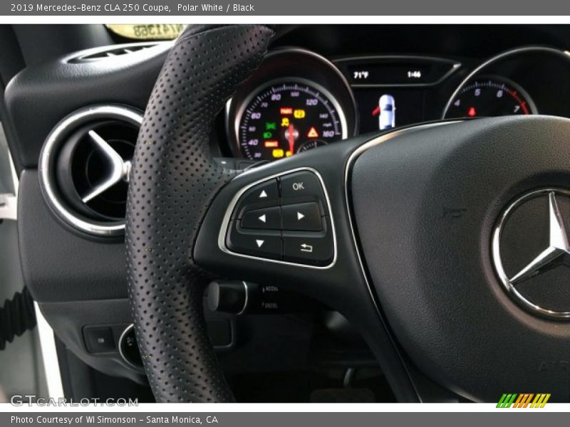 Polar White / Black 2019 Mercedes-Benz CLA 250 Coupe