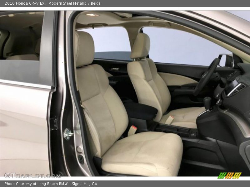 Modern Steel Metallic / Beige 2016 Honda CR-V EX