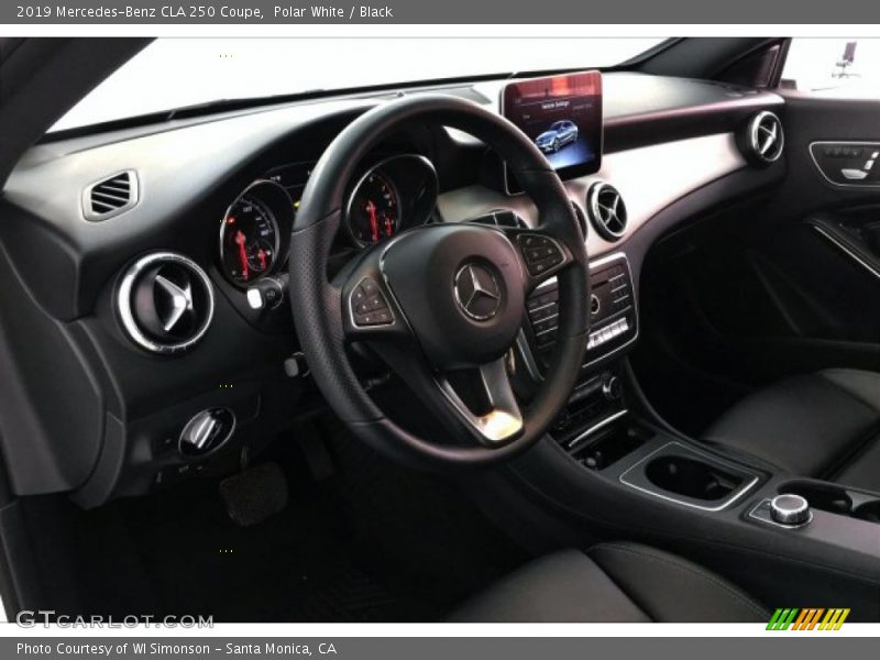 Polar White / Black 2019 Mercedes-Benz CLA 250 Coupe