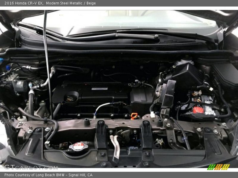 Modern Steel Metallic / Beige 2016 Honda CR-V EX