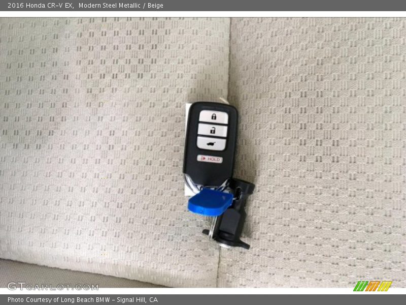 Modern Steel Metallic / Beige 2016 Honda CR-V EX