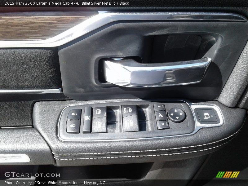Billet Silver Metallic / Black 2019 Ram 3500 Laramie Mega Cab 4x4