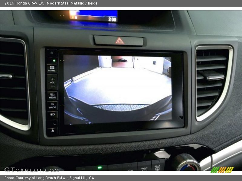 Modern Steel Metallic / Beige 2016 Honda CR-V EX