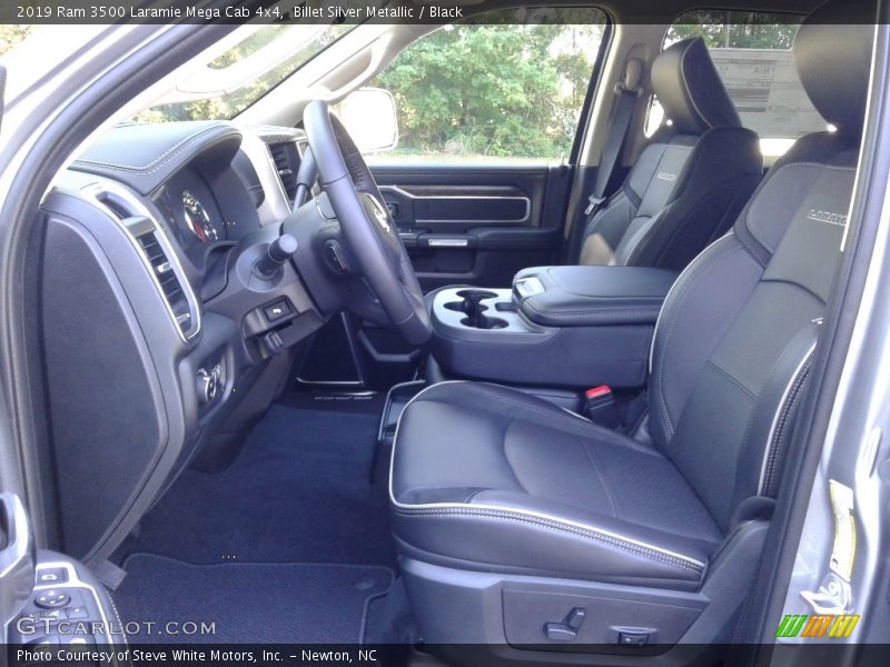 Front Seat of 2019 3500 Laramie Mega Cab 4x4
