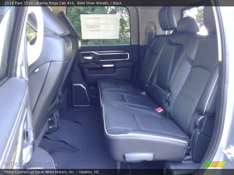 Rear Seat of 2019 3500 Laramie Mega Cab 4x4