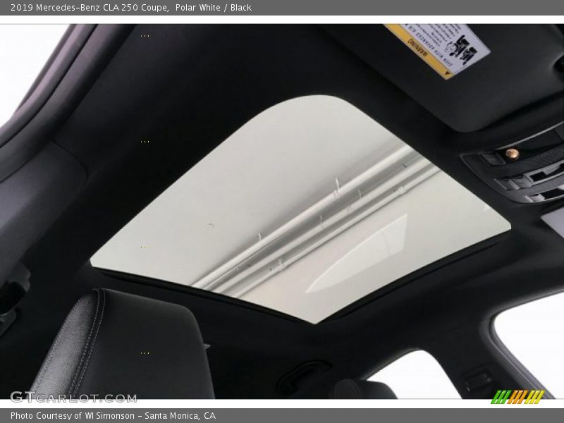 Polar White / Black 2019 Mercedes-Benz CLA 250 Coupe
